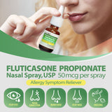 HealthA2Z spray nasal con mecanismo medido para dosis consistentes.