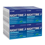 HealthA2Z Nighttime botella frontal, alivio nocturno para múltiples síntomas.