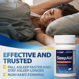 HealthA2Z Sleep Aid: frasco sellado para dosificación fiable al acostarte