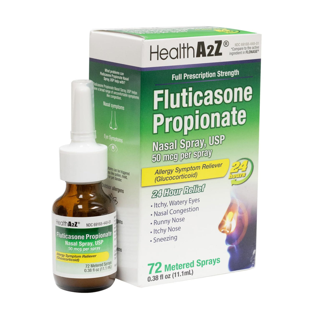 HealthA2Z spray nasal 50mcg: alivio de estornudos y congestión.