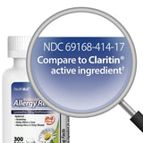 HealthA2Z Tabletas de alergia 24h para estornudos y picor