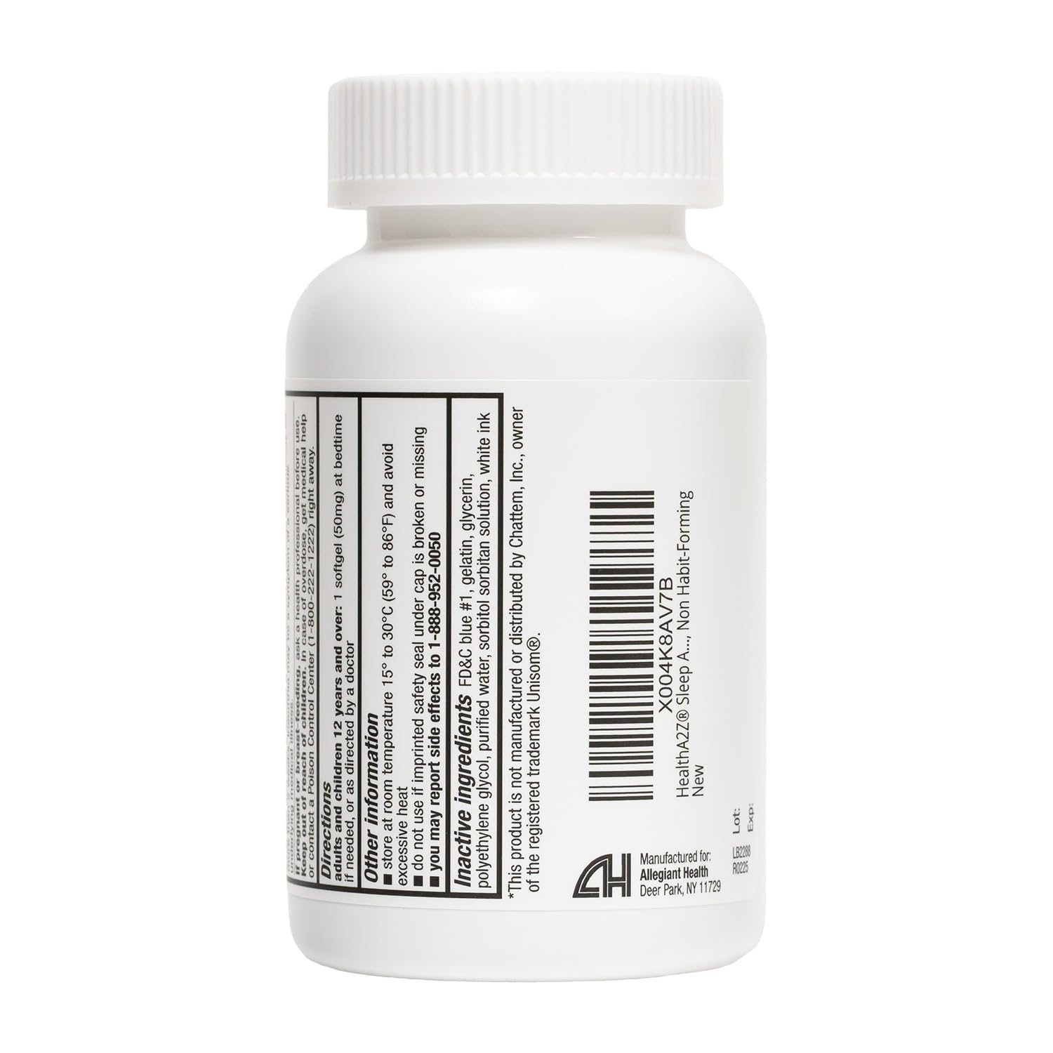HealthA2Z uso para adultos y adolescentes: uso nocturno