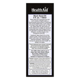 HealthAid aceite semilla negra con gotero facilita dosis controladas para recetas o cosmética.