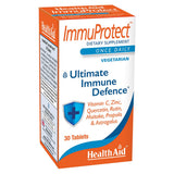 HealthAid Immuprotect, botella frontal, soporte inmunológico diario