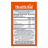 HealthAid Immuprotect, etiqueta de ingredientes, antioxidantes para defensa diaria