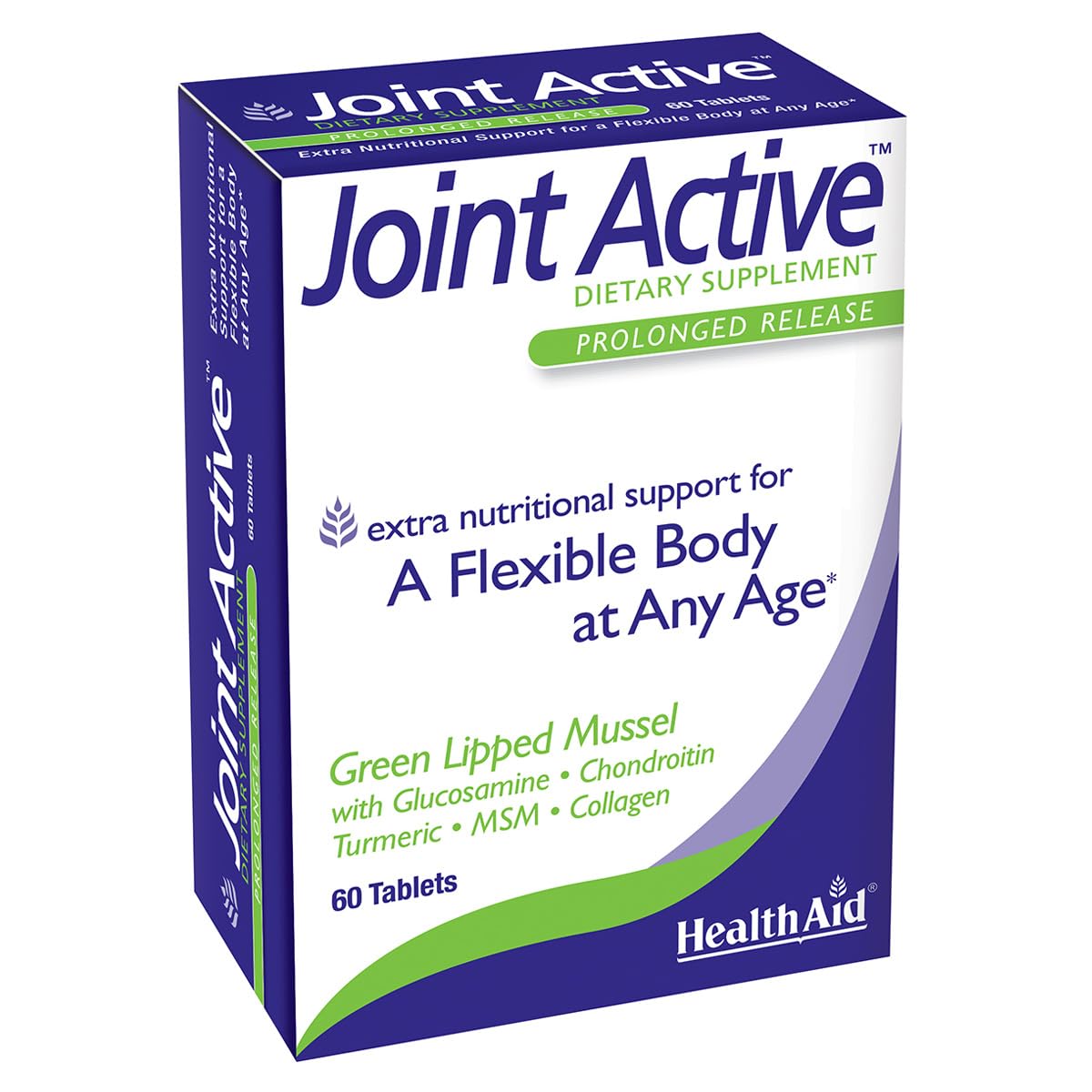 HealthAid Jointactive envase: soporte diario para articulaciones y movilidad