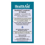 HealthAid LungForte: uso diario para apoyo natural de las vías respiratorias.