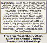 HealthAid Selenium Plus dosificación diaria recomendada según etiqueta para planificación.