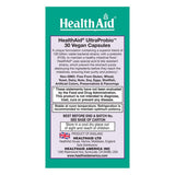 HealthAid UltraProbio, prebiótico FOS para soporte digestivo.