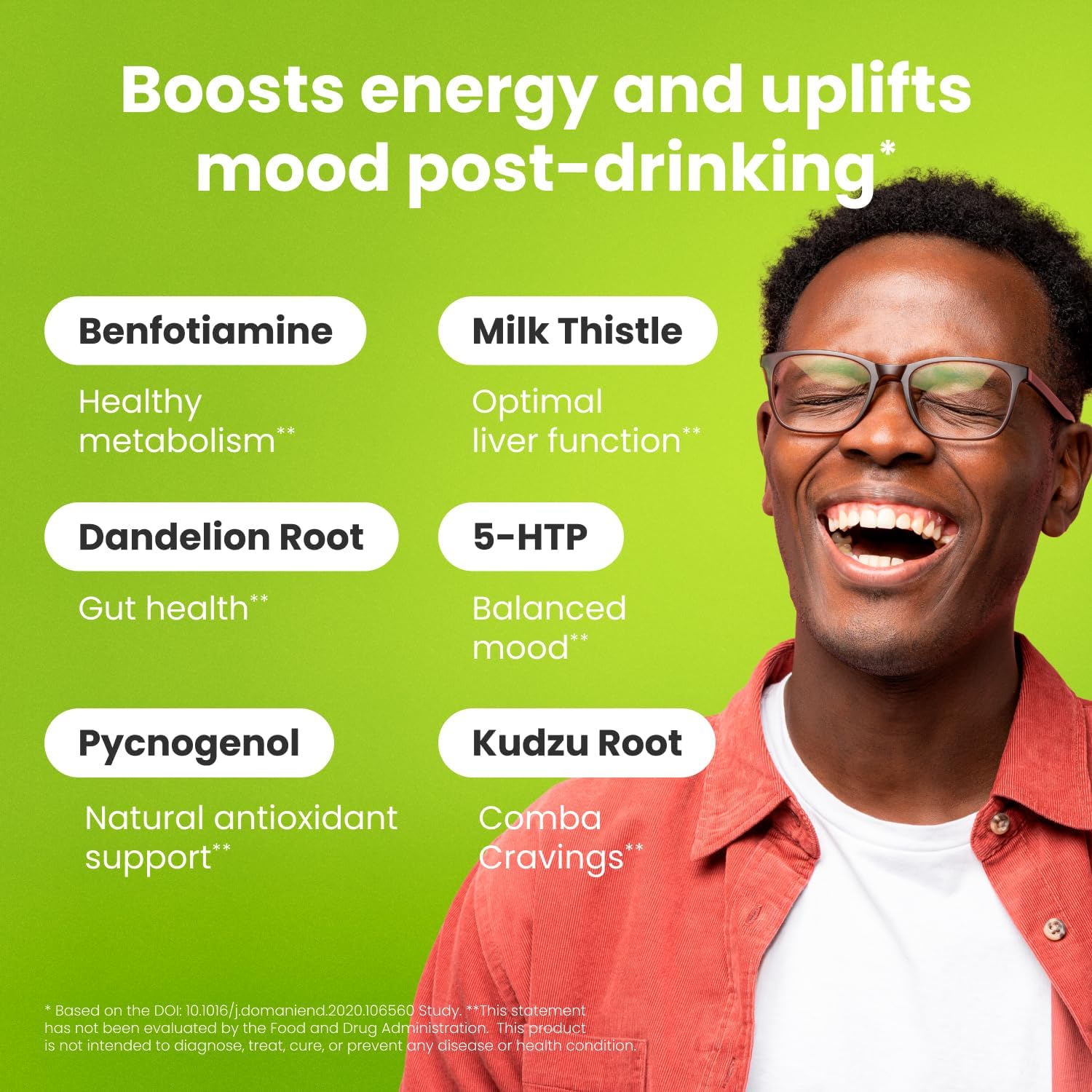 Healthbiotics NoMoreDrinks: raíz de diente de león que forma parte de la mezcla natural.