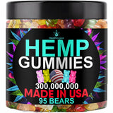 Healthergize gomitas de cáñamo sueno-relajacion frasco para relajación nocturna.