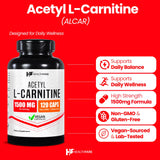 Healthfare L-Carnitina y ALCAR, combinación para uso diario.
