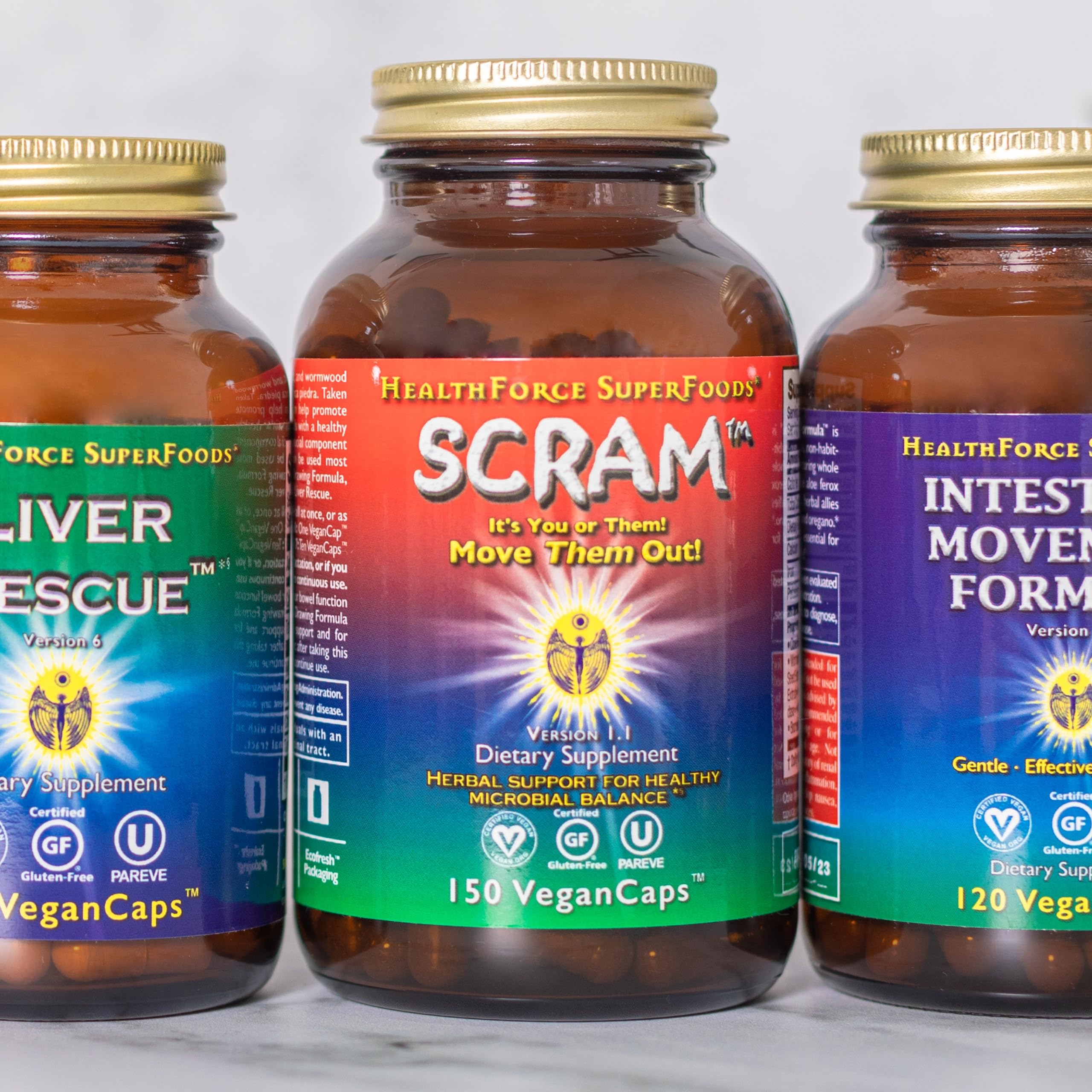HealthForce Scram dosis diarias para bienestar digestivo