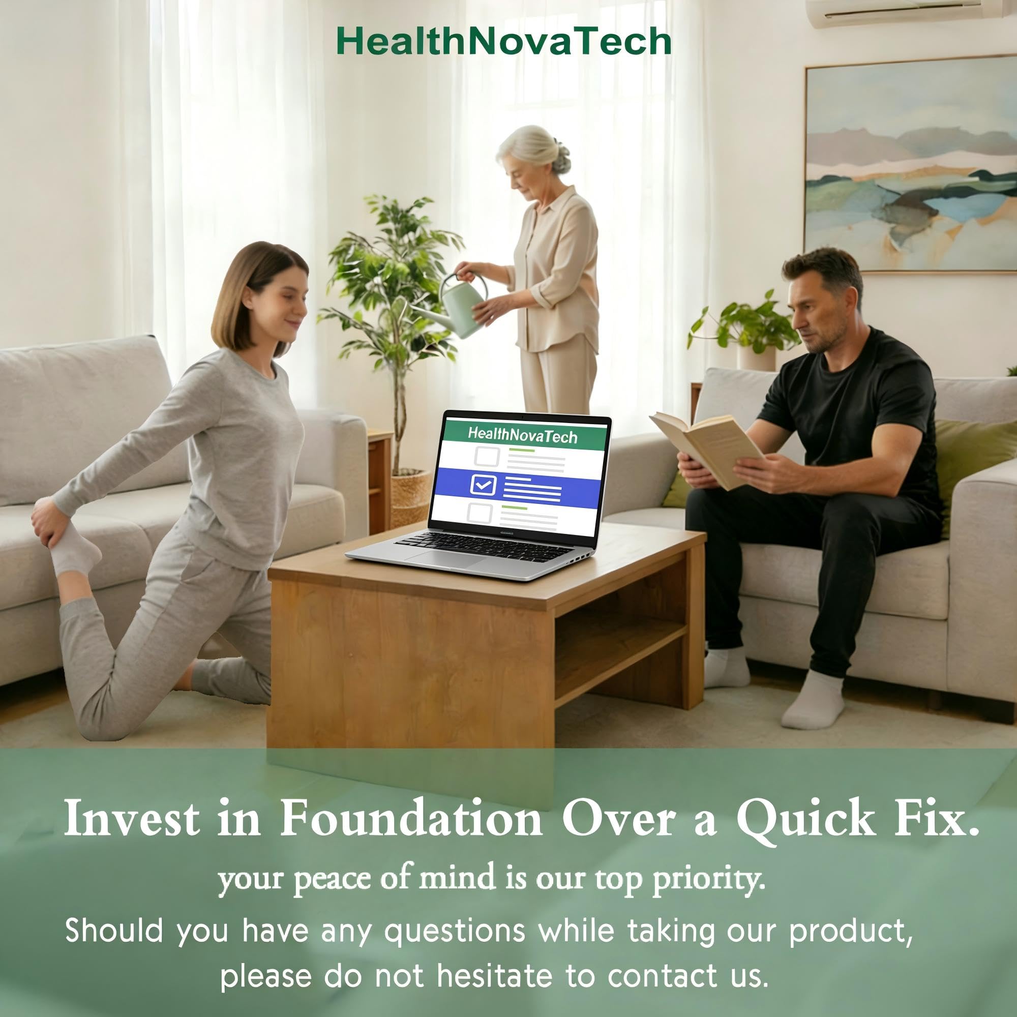 Rutina nocturna HealthNovaTech para relajación y bienestar