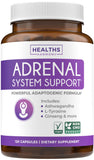 Healths Harmony Apoyo Adrenal Capsula muestra una cápsula para apoyar el equilibrio de cortisol.