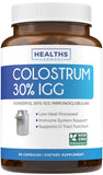 Healths Harmony colostro mujeres frasco 1000 mg para apoyo inmunitario diario.