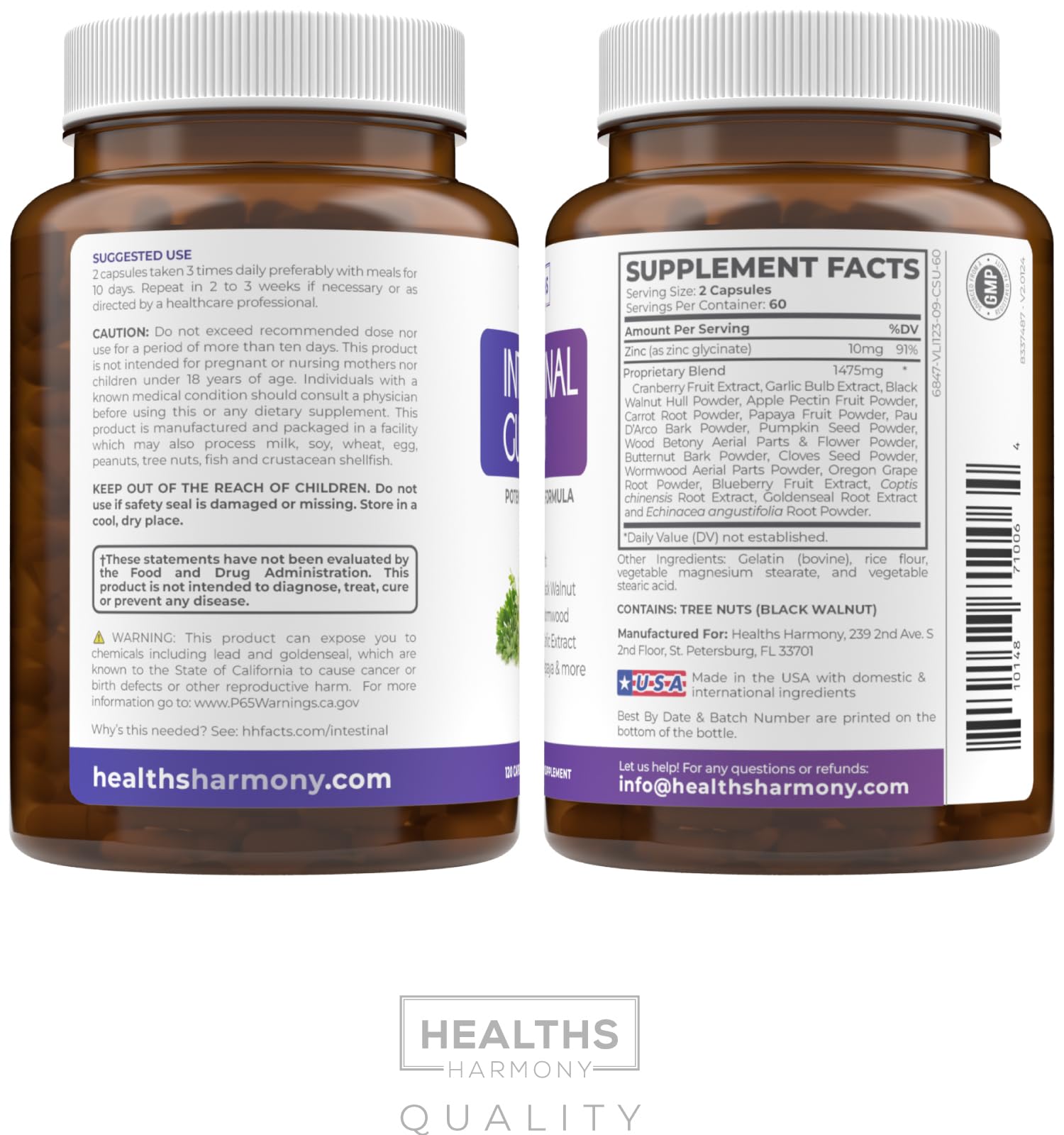 Healths Harmony Intestinal Guard: ideal para incorporar a la rutina diaria de cuidado digestivo