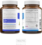 Healths Harmony envase-claridad: frasco visible con etiqueta informativa.