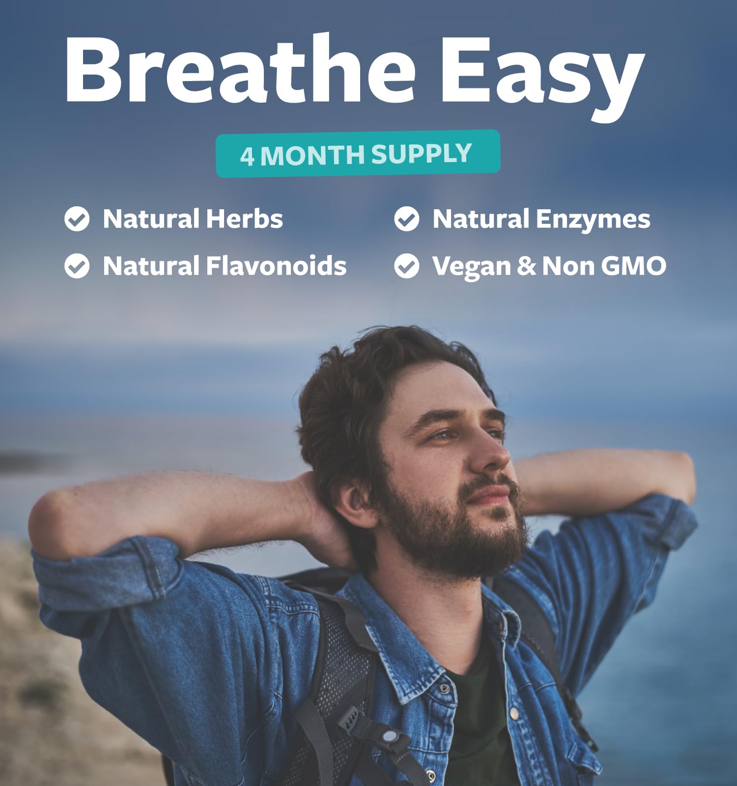 Healths Harmony: envase y caja que destacan fórmula vegana y sin organismos modificados genéticamente.