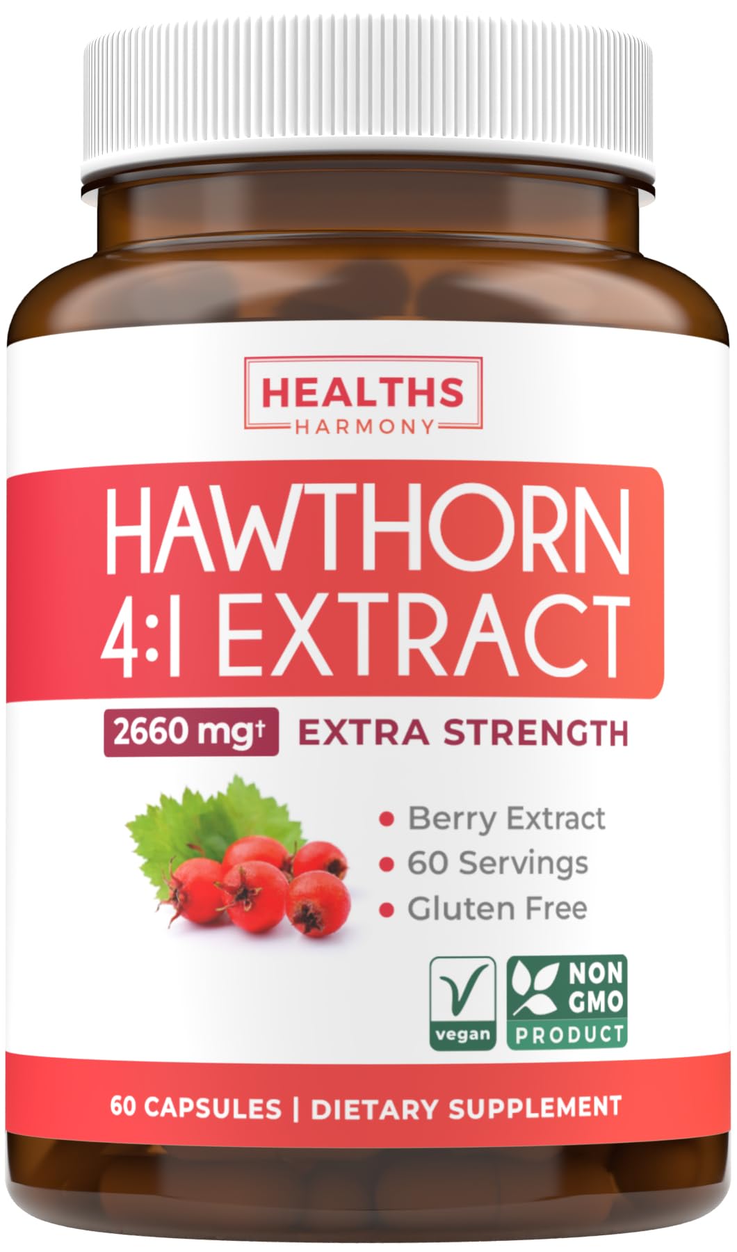 Healths Harmony espino blanco cápsula: dosis diaria conveniente para uso constante.