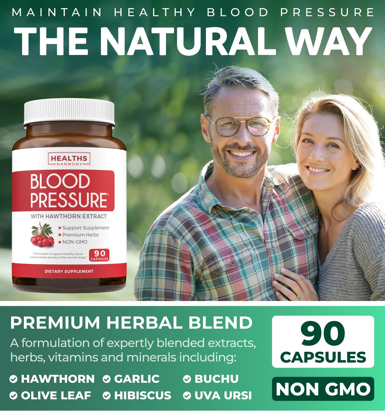 Healths Harmony: extracto de espino blanco en alta dosis para bienestar cardiovascular