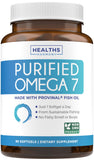 Healths Harmony Omega7 cápsulas, botella visible, apoyo al bienestar general.