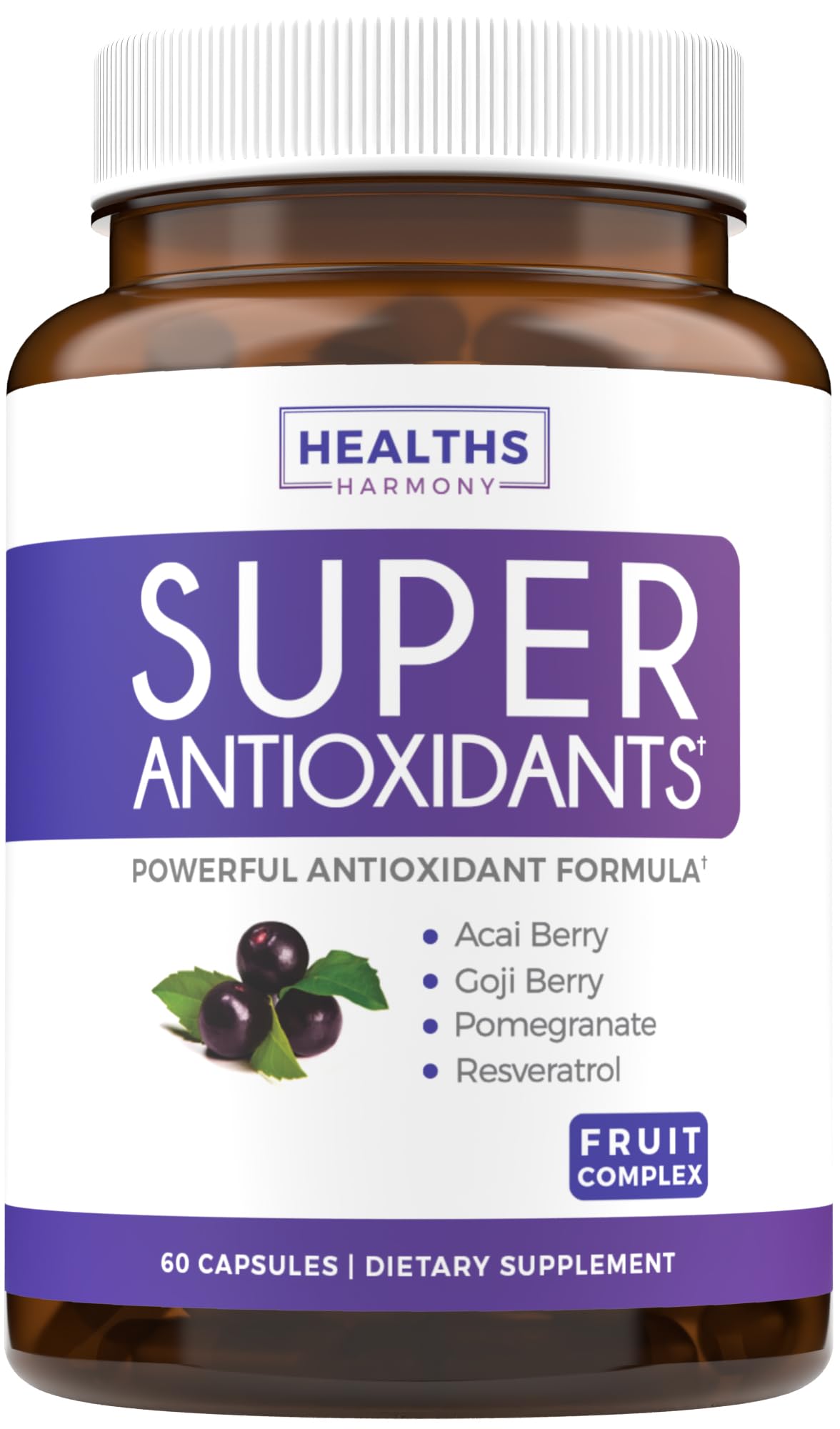 Healths Harmony Super Antioxidants: botella lista para tomar y energía diaria