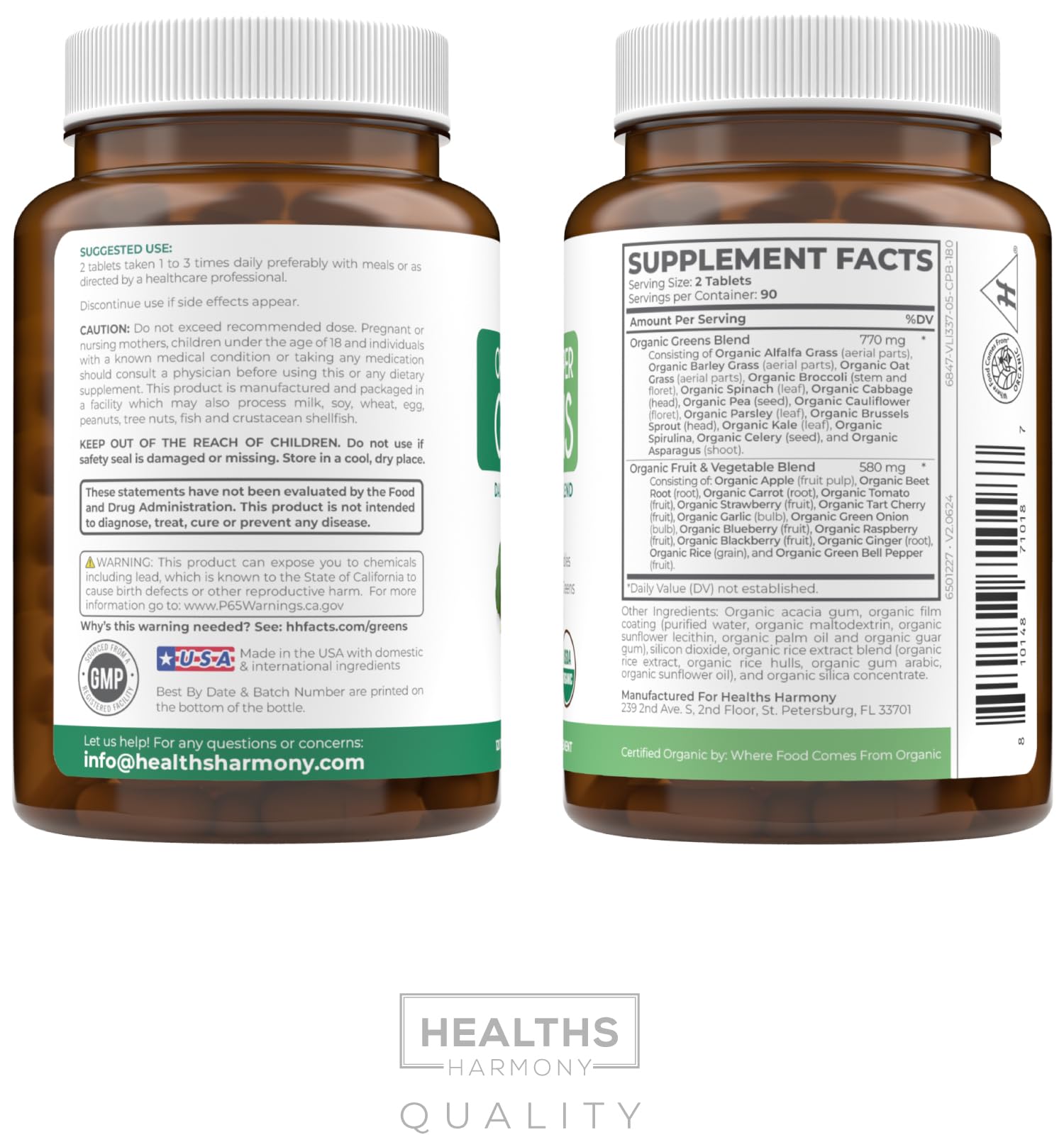 Healths Harmony Super Greens en la cocina, fácil incorporarlas en comidas