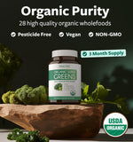 Healths Harmony Super Greens en uso diario, formato de tabletas cómodo para estilo de vida activo