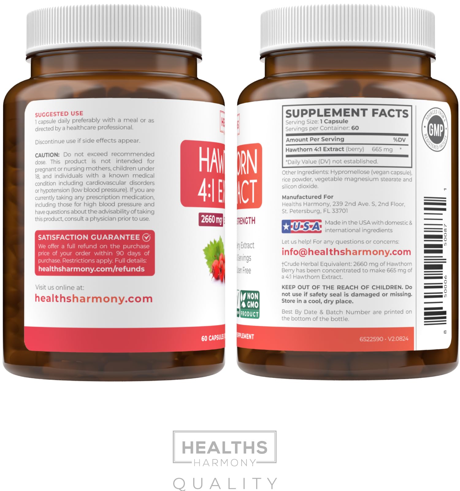 Healths Harmony uso diario espino: complemento para rutinas diarias.