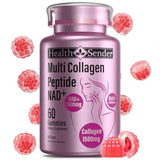HealthSender gomitas de colágeno 1500 mg en frasco para piel y cabello