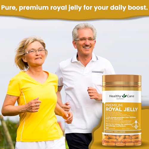 Envase seguro de Healthy Care Jalea Real 1000 para almacenamiento práctico.