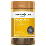 Healthy Care Propolis 2000: uso diario recomendado con cápsulas fáciles de ingerir.