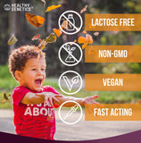 Mezcla prebiótico-probiótico de Healthy Genetics con 12 cepas para niños