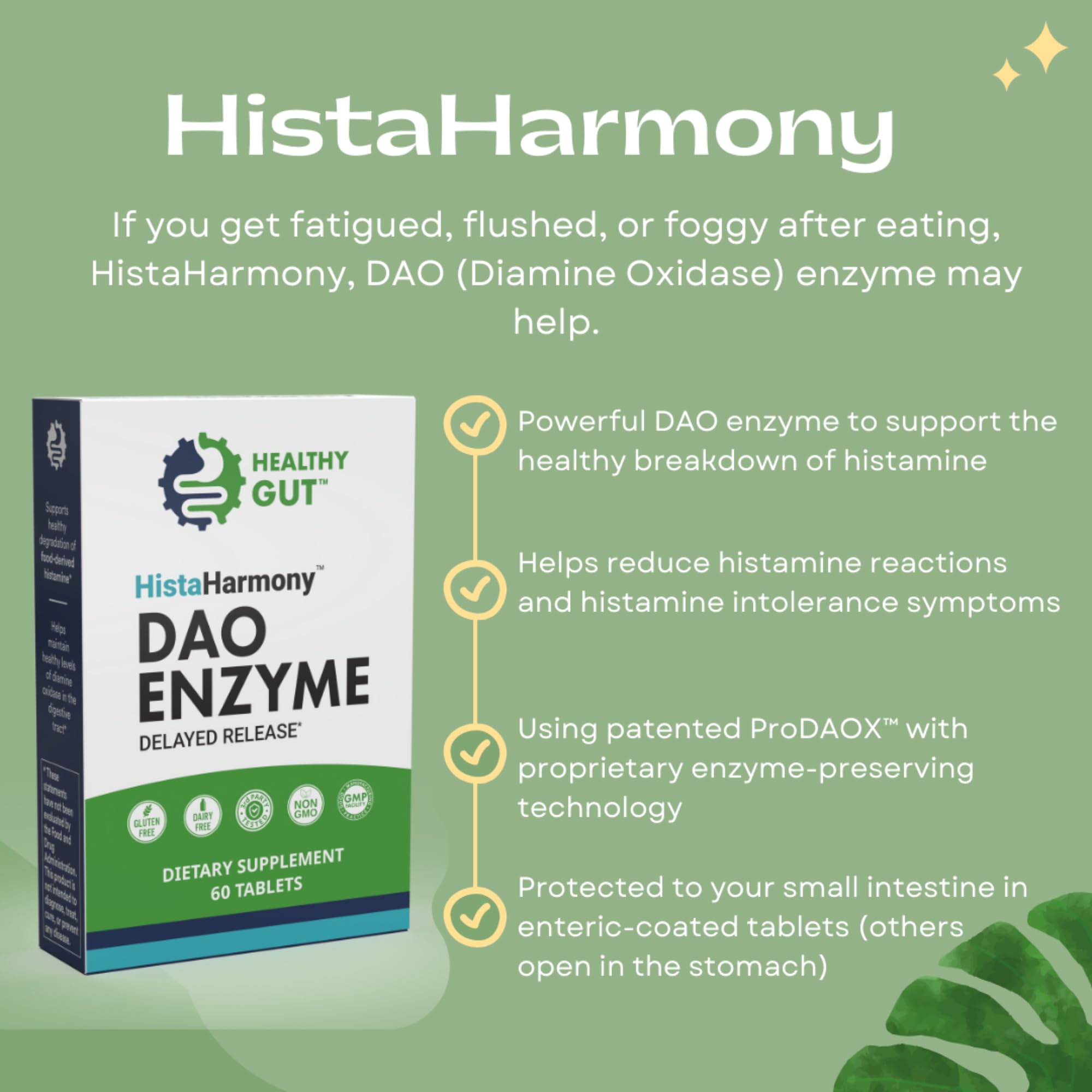 Healthy Gut HistaHarmony: caja de presentación para guardado seguro.