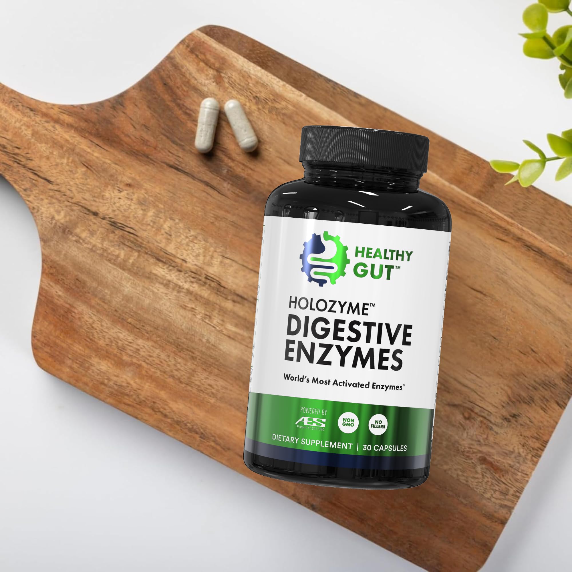Envase de muestra de Healthy Gut HoloZyme Max para probar