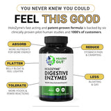 Textura suave de las cápsulas de Healthy Gut HoloZyme Max