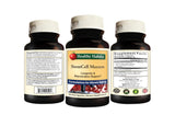 Healthy Habits StemCell Maxum envase de vidrio, almacenamiento seguro para la rutina.
