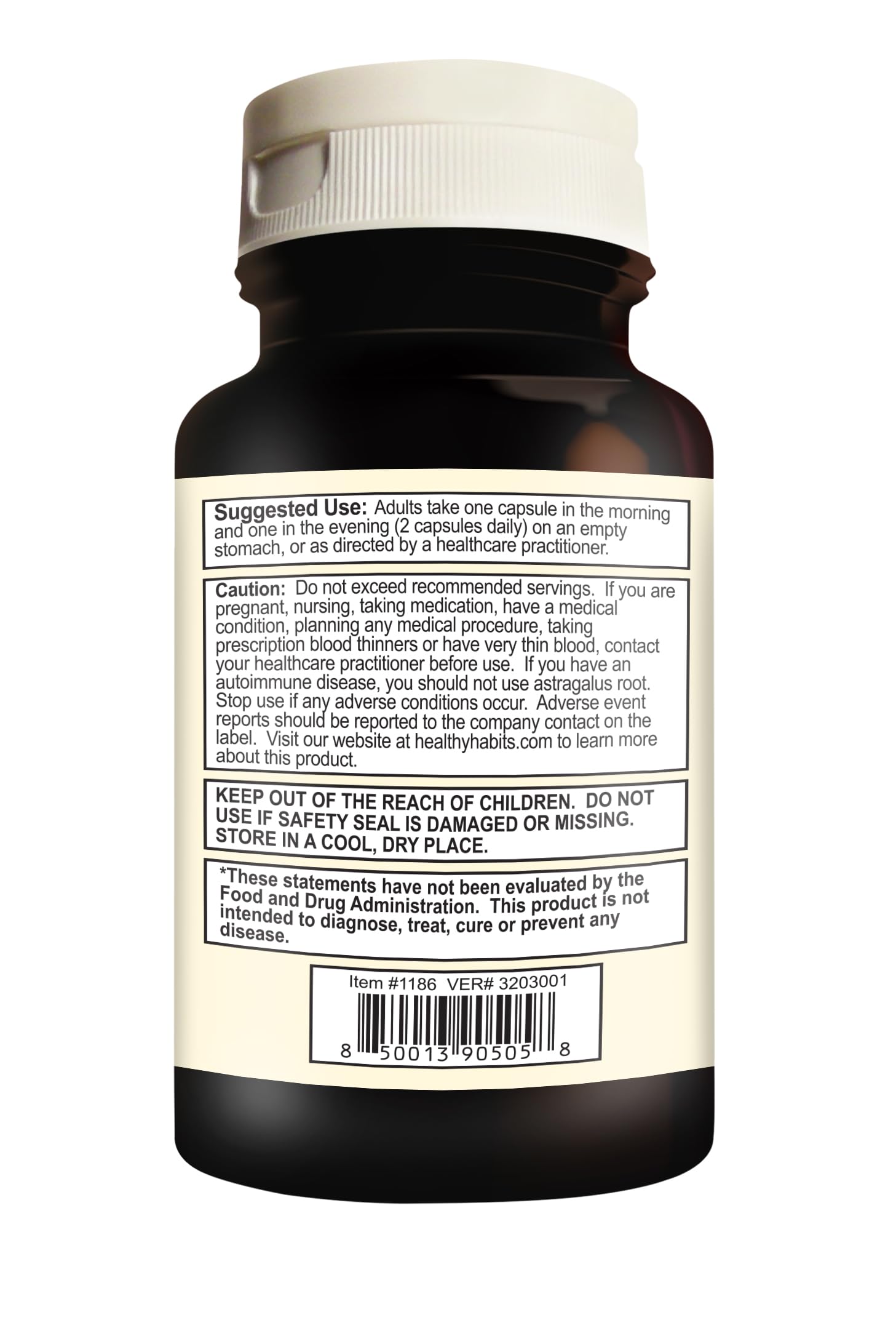 Healthy Habits StemCell Maxum ingredientes vegetales para bienestar general.