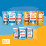 Healthy Heights Grow Daily en vaso batido proteico para niños