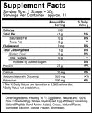 Healthy 'N Fit ingredientes naturales sin artificiales para una mezcla limpia.