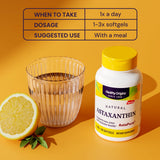 Healthy Origins Astaxantina - pruebas de laboratorio que verifican potencia y pureza.