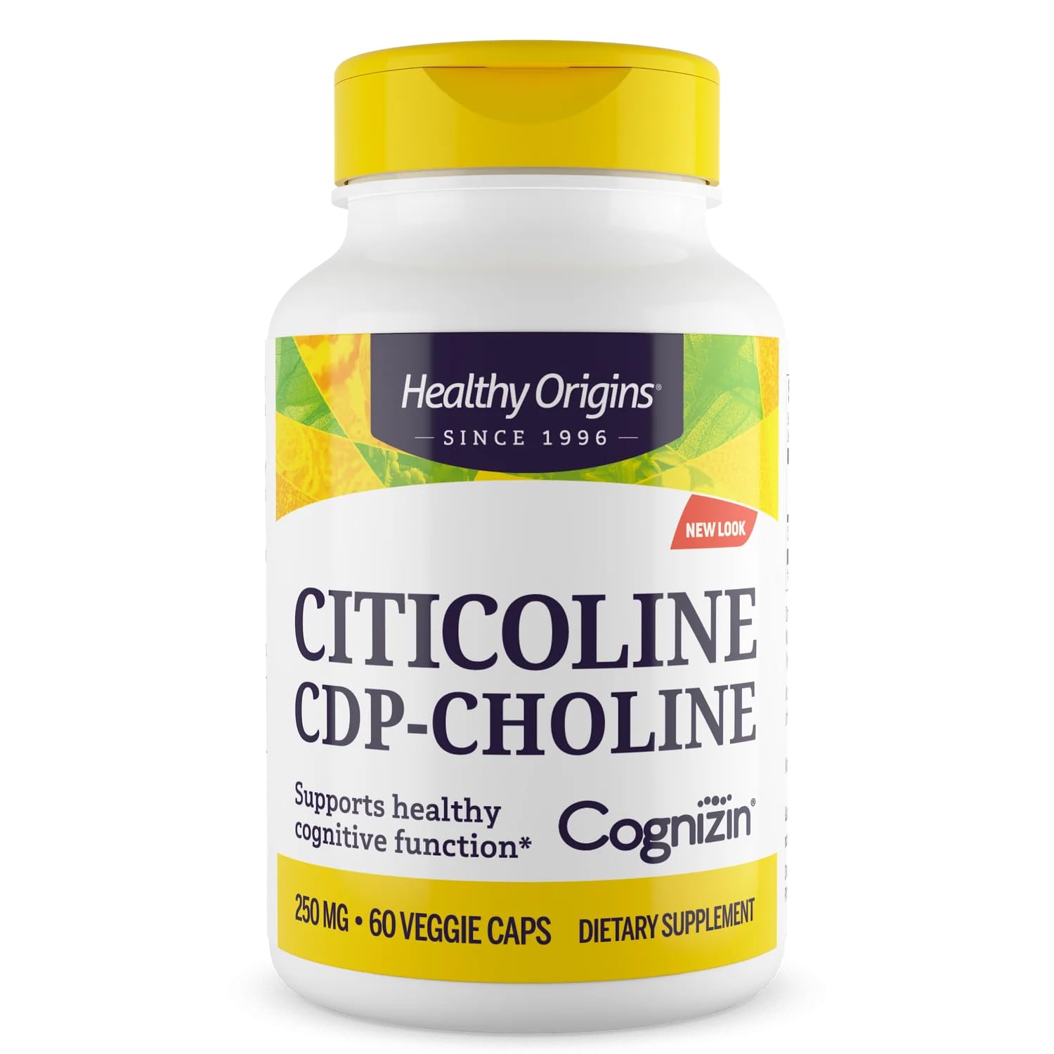 Healthy Origins Cognizin cápsulas 250 mg para memoria y concentración
