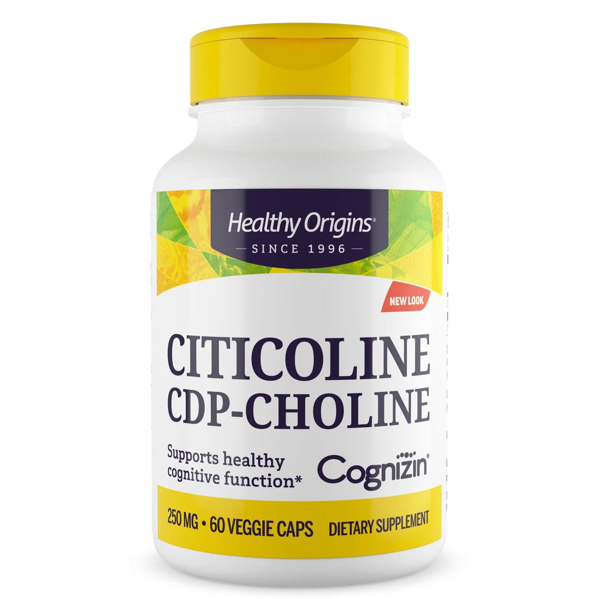Healthy Origins Cognizin cápsulas 250 mg para memoria y concentración