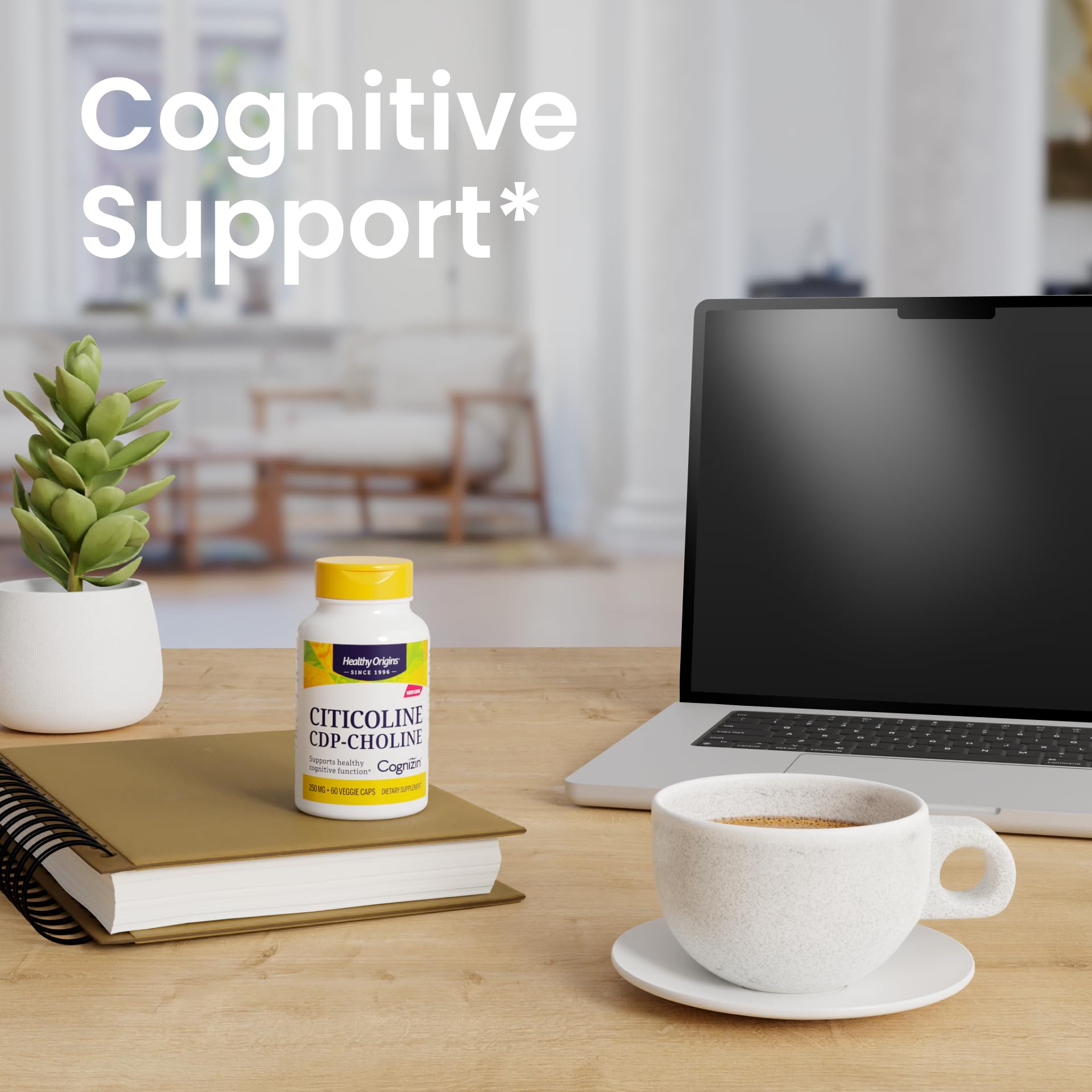 Cognizin CDP-colina en cápsulas para soporte cerebral