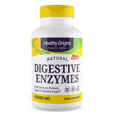 Healthy Origins Digestive Enzymes botella: apoyo digestivo diario y absorción de nutrientes.