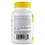 Envase de Healthy Origins con capsulas de te verde para consumo diario eficiente.
