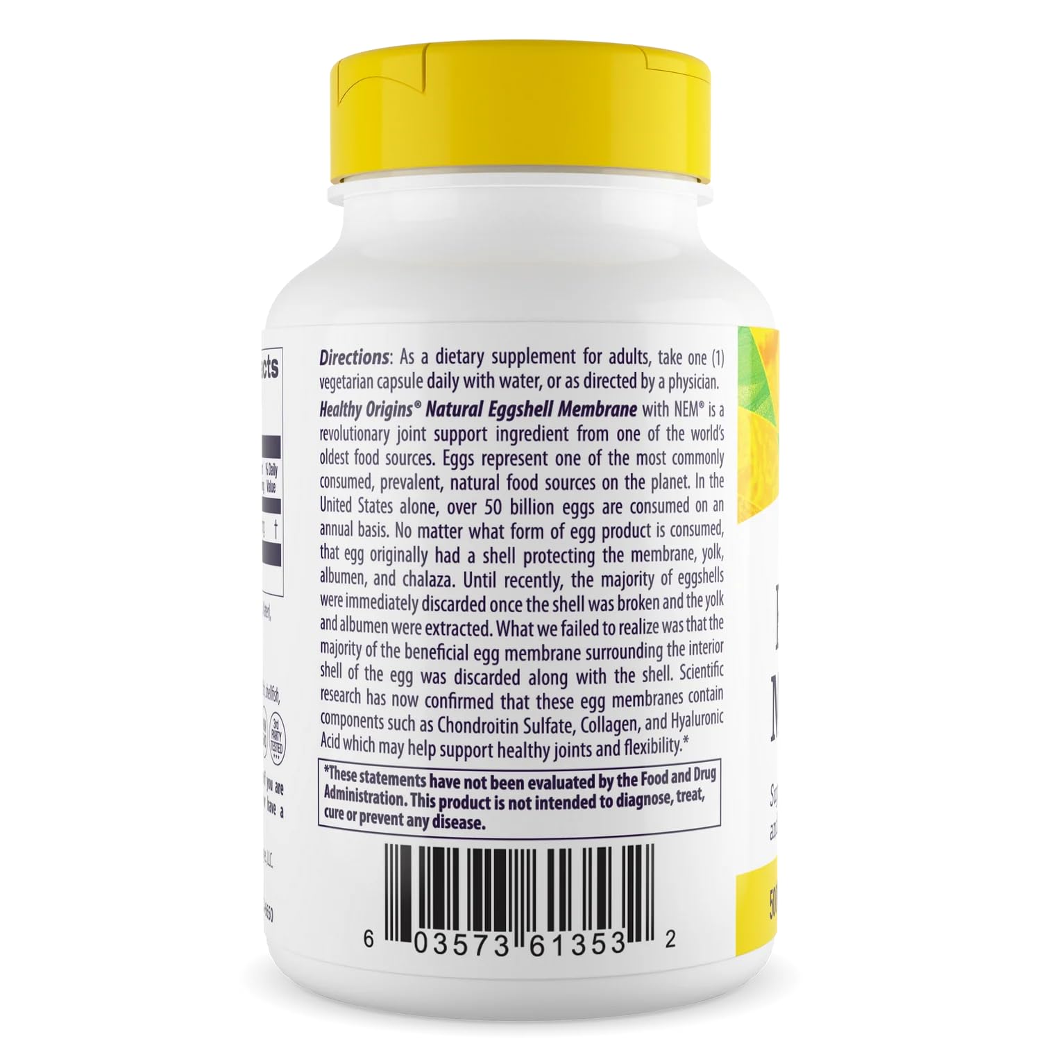 Healthy Origins etiqueta del producto: información clara para decidir.
