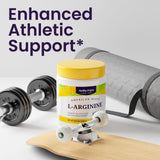 Healthy Origins L-Arginina envase interno para dosificación precisa.