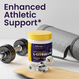 Healthy Origins L-Citrulline: detalle de dosificación para sesiones intensas.